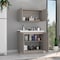 Tuhome Zurich Cabinet Set, Two Shelves, Light Gray SLZ6762 - alternate 4
